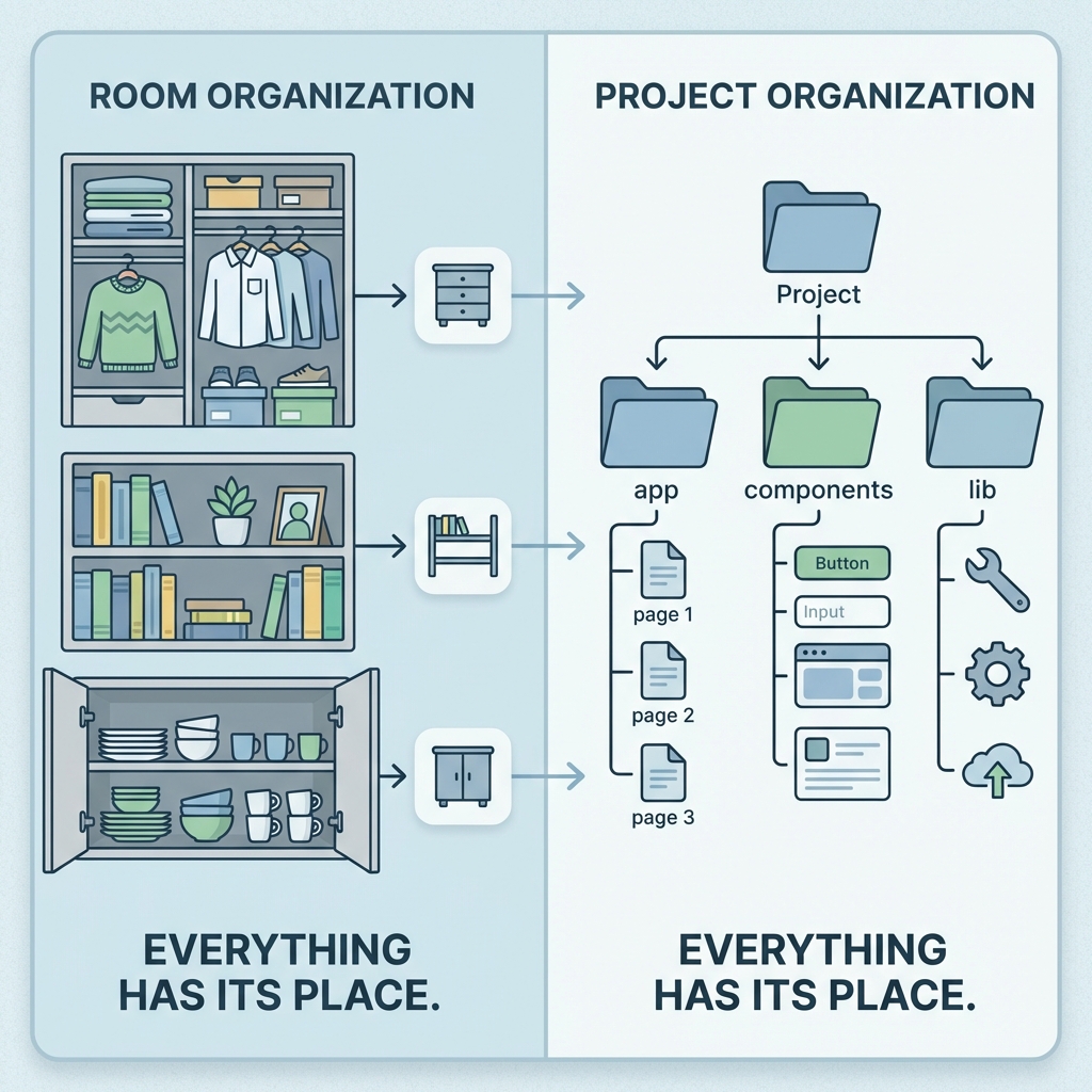 프로젝트 구조 비유