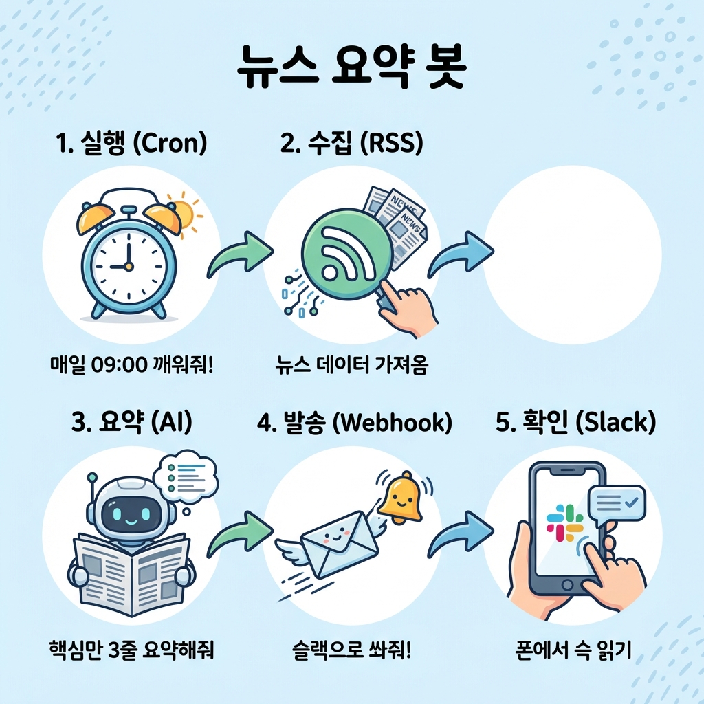 뉴스 요약 봇 구조도